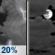 Tuesday Night: Slight Chance Showers And Thunderstorms then Mostly Cloudy