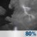 Tonight: Showers And Thunderstorms then Chance Showers And Thunderstorms