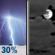 Tuesday Night: Chance Showers And Thunderstorms then Mostly Cloudy